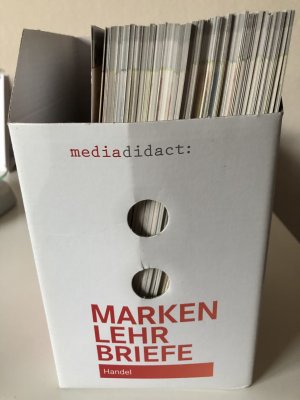 37 Markenlehrbriefe Handel in Box