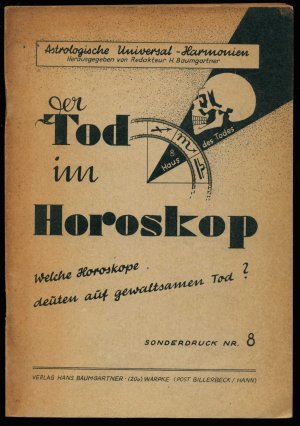 Der Tod im Horoskop - Welche Horoskope deuten auf gewaltsamen Tod ?