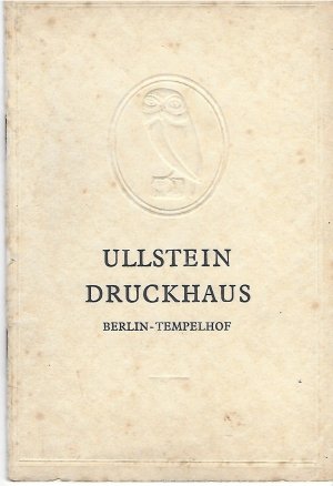 gebrauchtes Buch – Ullstein-Druckhaus