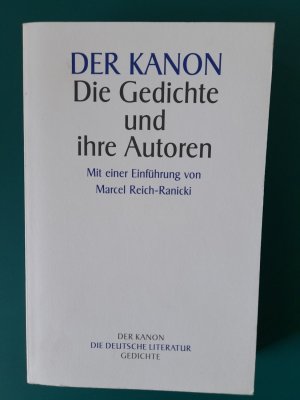 Der Kanon. Die deutsche Literatur. Gedichte