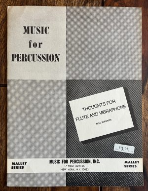 gebrauchtes Buch – Niel del Ponte – "Thoughts for Flute and Vibraphone"