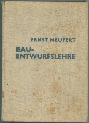 Bauentwurfslehre, 6. Auflage 1938