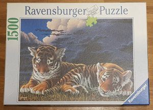 gebrauchtes Spiel – Puzzle 1500 Teile "Tiger" gebrauchtes Spiel – Puzzle 1500 Teile "Tiger"