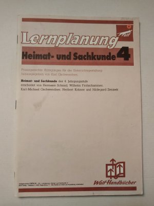 Lernplanung Heimat- und Sachkunde. Mit Kopiervorlagen