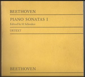 Piano Sonatas I / Klaviersonaten I (= Universal-Edition, No. 8). Urtext.