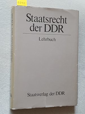 Staatsrecht der DDR. Lehrbuch. 2., vollst. überarb. Aufl.