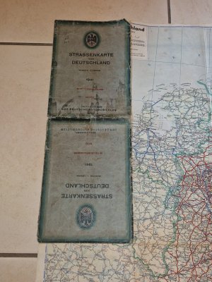 Straßenkarte von Deutschland 1941
