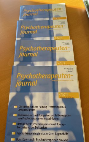 Bildtext: Psychotherapeutenjournal Jahrgang 2014 von Psychotherapeutenjournal
