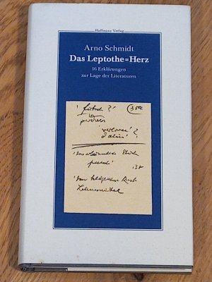 Das Leptothe-Herz. 16 Erklärungen zur Lage der Literaturen