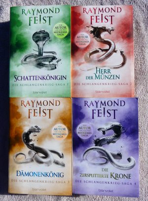 gebrauchtes Buch – Raymond Feist – Die Schlangenkrieg-Saga 1 - 4