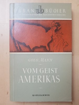 Vom Geist Amerikas UB Urban-Taschenbuch (Nr. 12)