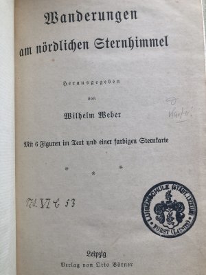 Das Geheimnis des Mars (mit 9 Abbildungen) + Wanderungen am nördlichen Sternenhimmel (mit 6 Figuren und farbiger Sternenkarte)