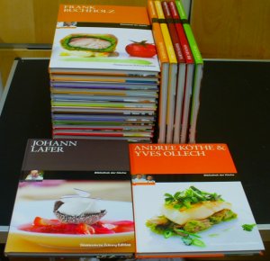 Süddeutsche Zeitung Edition - Bibliothek der Köche - 20 Bände, komplett. Kochbücher der Köche der Sterne-Küchen.