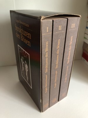gebrauchtes Buch – Eugen Drewermann – Strukturen des Bösen – Studienausgabe. 3 Bände in Cassette wie NEU