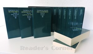Gesammelte Werke in dreizehn ( 13 ) Bänden. I Buddenbrooks; II Königliche Hoheit/Lotte in Weimar; III Der Zauberberg; IV-V Joseph und seine Brüder; VI […]
