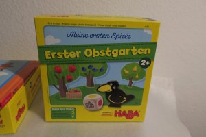 HABA 4655: Meine ersten Spiele - Erster Obstgarten (Holzfrüchte 3D)[Kinderspiel]. Achtung: Nicht geeignet für Kinder unter 3 Jahren.