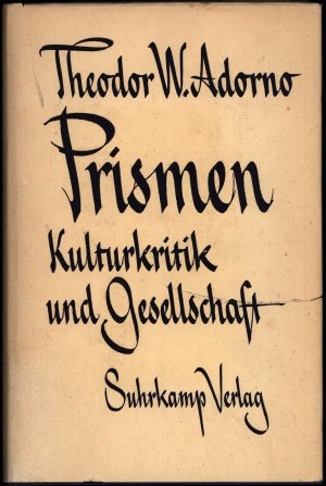 Prismen. Kulturkritik und Gesellschaft.