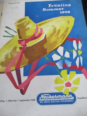Neckermann Katalog Frühling Sommer 1958