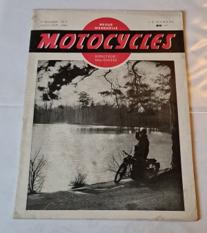 Bildtext: Revue Mensuelle Motorcycles Janvier 1948 von Max Enders & Autorenkollektiv