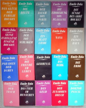 Die Rougon - Macquart. Natur- und Sozialgeschichte einer Familie unter dem Zweiten Kaiserreich. (20 Bände = komplett) Band 1: Das Glück der Familie Rougon […]