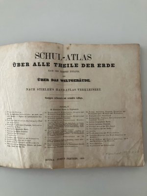 Schul-Atlas über alle Theile der Erde ...