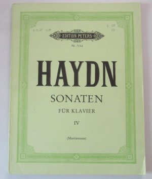 Sonaten für Klavier IV