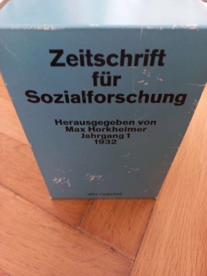 Zeitschrift für Sozialforschung - Reprint. Jahrgang 1 bis 9 von 1932 bis 1942: 9 Bände