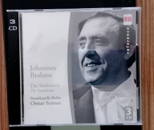 3 CDs J. Brahms Symphonien Nr.1-4 Suitner