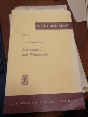 Marktmacht und Wettbewerb – Beurteilungskriterien und Lösungsmöglichkeiten. Vortrag gehalten am 25.2.1977 auf dem X. FIW-Symposion in Innsbruck [Recht […]