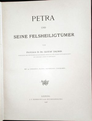 Petra und seine Felsheiligtümer.