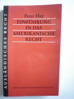 Einführung in das amerikanische Recht