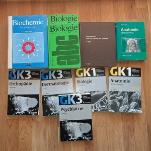 10 Medizinische Bücher für Medizinstudenten Konvolut Gebraucht