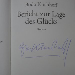 Bericht zur Lage des Glücks,, Roman