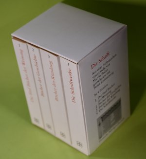 Die Schrift. Neuübersetzung des Alten Testaments. 4 Bände im Schuber Verdeutscht von Martin Buber gemeinsam mit Franz Rosenzweig