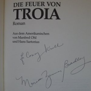 Die Feuer von Troia, Roman,, Aus dem Amerikanischen von M. Ohl & H. Sartorius