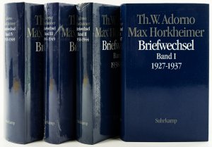 Th. W. Adorno. Max Horkheimer. Briefwechsel. - [4 Bände]. -