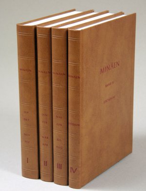 Minäen. Sämtliche Vespertexte aus den griechischen Minäen in deutscher Sprache.