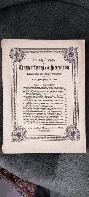 Bildtext: Truppenführung und Herreskunde von 