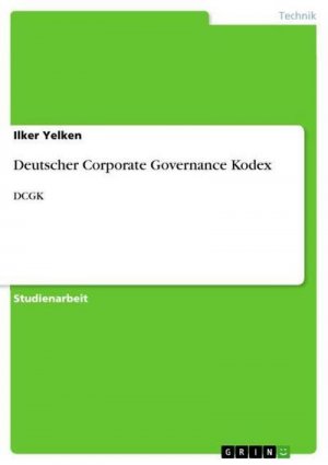 neues Buch – Ilker Yelken – Deutscher Corporate Governance Kodex