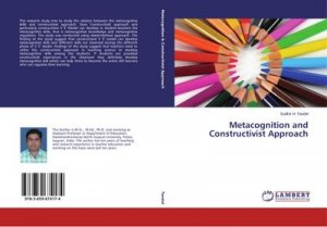 neues Buch – Sudhir H. Tandel – Metacognition and Constructivist Approach