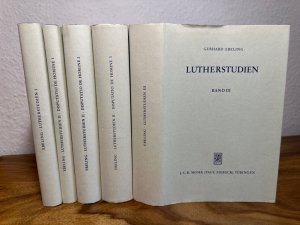 Lutherstudien. 3 Bände in 5 Büchern (vollständig).