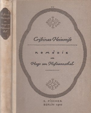 antiquarisches Buch – Hofmannsthal, Hugo von – Cristinas Heimreise. Komödie.