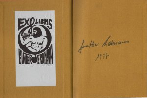 Exlibris Gunther Erdmann von K.F. ; [in] : 50 Novellen der italienischen Renaissance