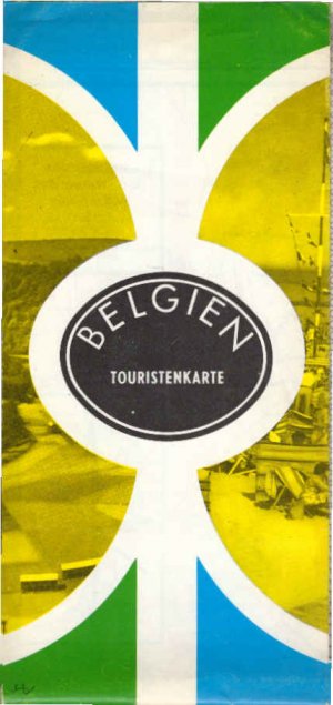 gebrauchtes Buch – Generalkommissariat für Fremdenverkehr in Belgien – Belgien : Touristenkarte / Herausgeber: Generalkomissariat für Fremdenverkehr in Belgien