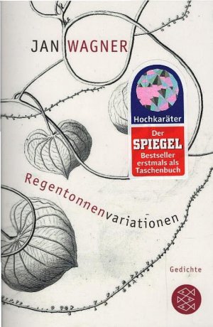 gebrauchtes Buch – Jan Wagner – Regentonnenvariationen : Gedichte. Fischer ; 03597