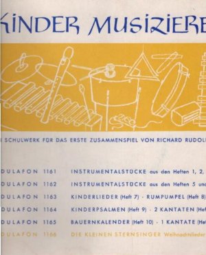 gebrauchter Tonträger – Richard Rudolf Klein – Kinder Musizieren - Die Kleinen Sternsinger [Vinyle, 7", 45 RPM]