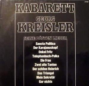 gebrauchter Tonträger – Kabarett-Seine bösten Lieder / Vinyl record [Vinyl-LP]