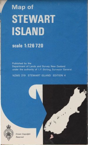 gebrauchtes Buch – Map of Stewart Island : NZMS 219