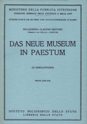 antiquarisches Buch – Sestieri, Pellegrino Claudio – Das Neue Museum in Paestum. / Führer durch die Museen; Galerien und Denkmäler Italiens ; Nr. 89