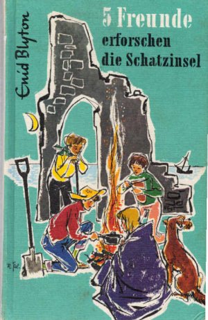 gebrauchtes Buch – Blyton, Enid: 5 Freunde; Teil: Bd. 1., 5 Freunde erforschen die Schatzinsel. [dt. Übers. von Werner Lincke]